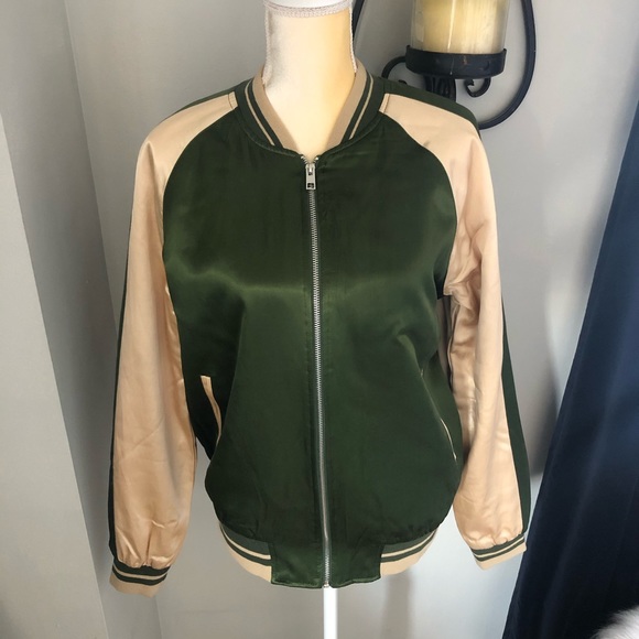 TOPSHOP MEN’S CLASSIC BOMBER JACKET, NWOT - Picture 2 of 6